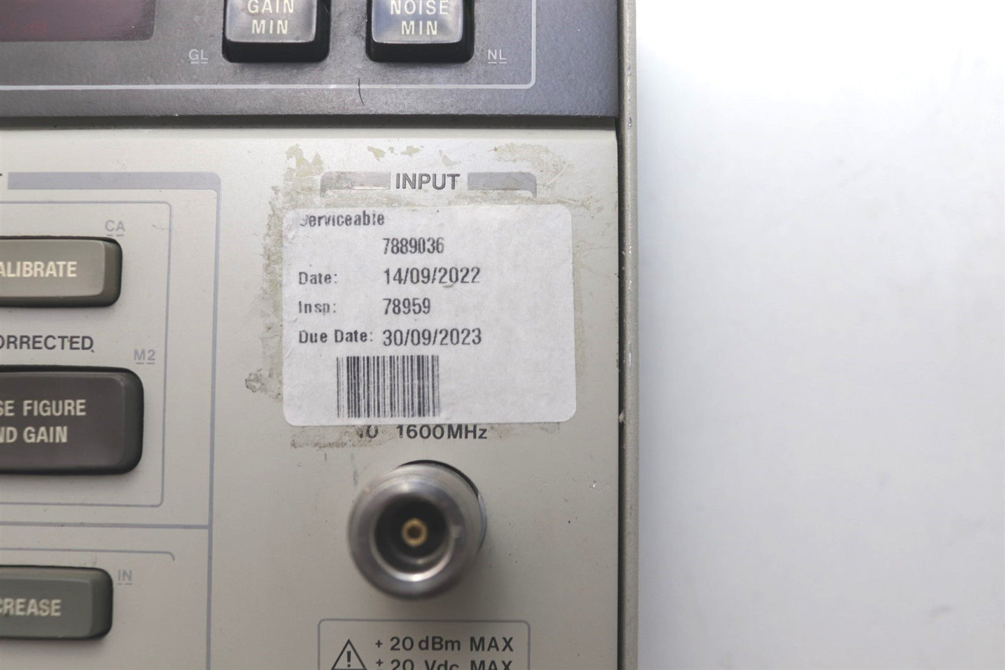 HP Agilent 8970B Noise Figure Meter Front Panel Assy