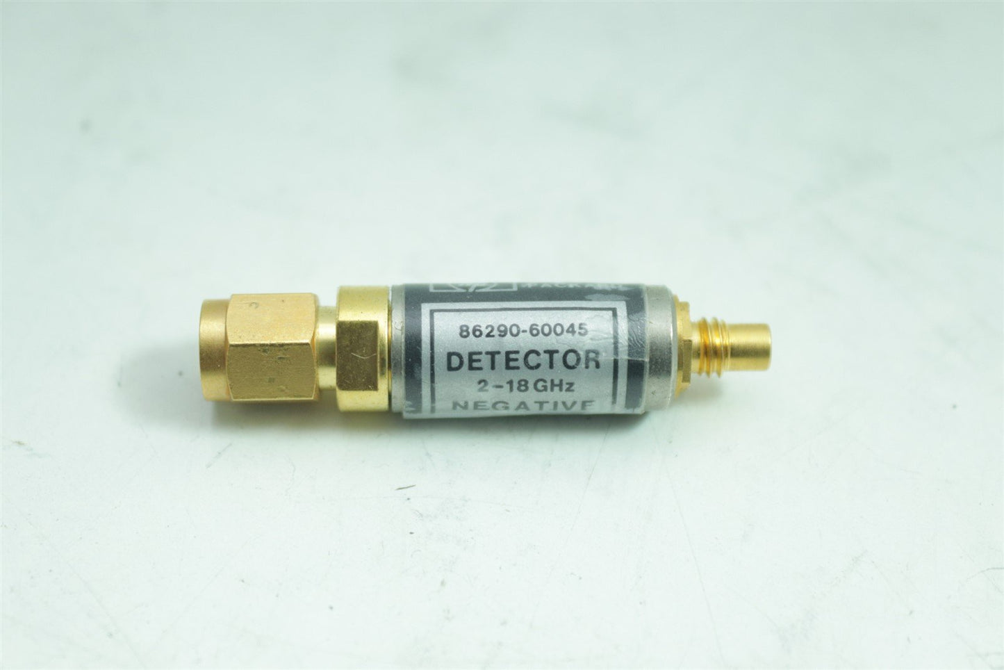 HP Agilent RF Microwave Coaxial Power Detector 2-18GHz 3.5mm 86290-60045