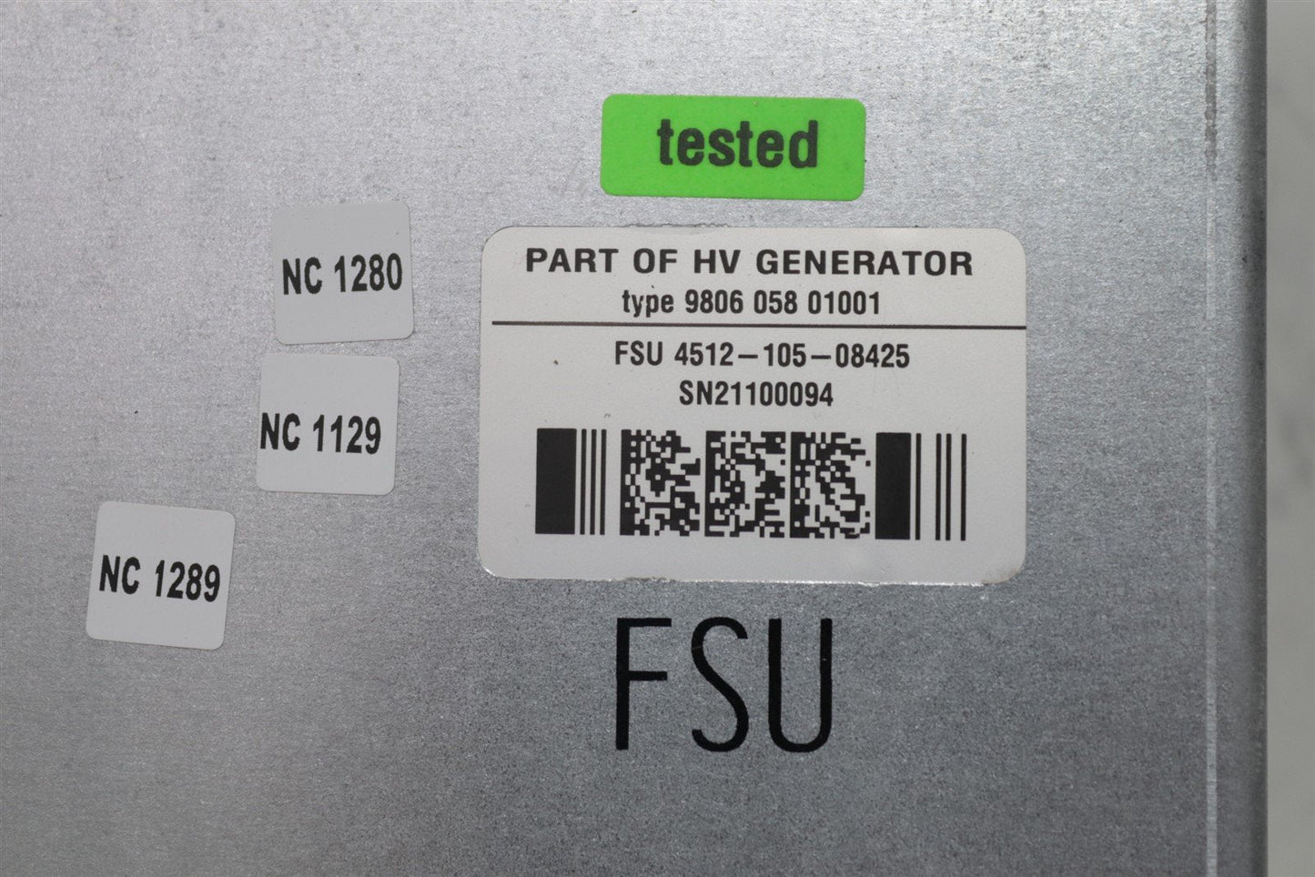 Philips FSU 4512-105-08425 Part of HV Generator Philips CT