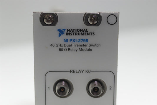 National Instruments NI PXI-2798 40 GHz Dual Transfer Switch 50Ω Relay Module