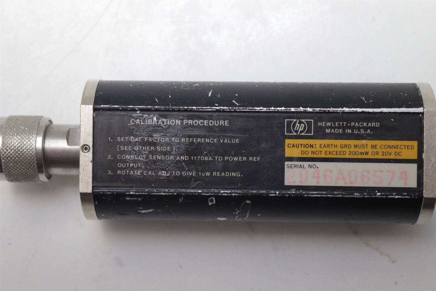 Keysight Agilent 8484A Power Sensor 50Ω 0.3nW - 10uW Tested