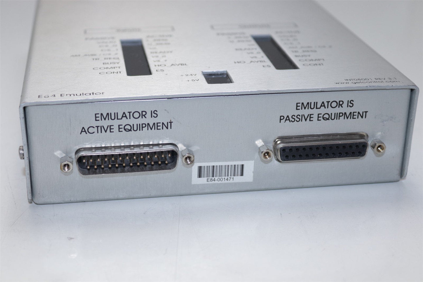 GCI Get Control Inc. E84 Emulator model INT08001 REV 3.1