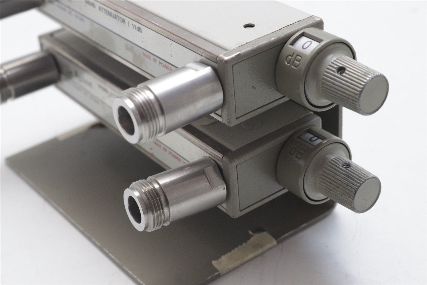 HP Agilent Manual Step Attenuator 11dB & 110dB Set 8494B & 8496B