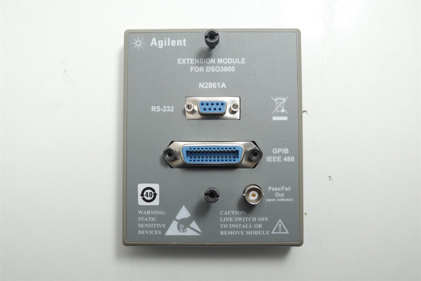 Agilent Keysight DSO3000 Series Oscilloscope N2861A Extension Module
