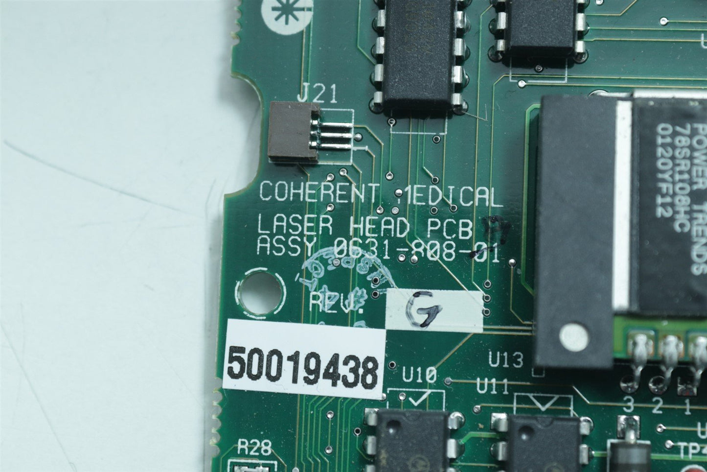 Lumenis Coherent Medical Laser Head PCB Assy 0631-808-01