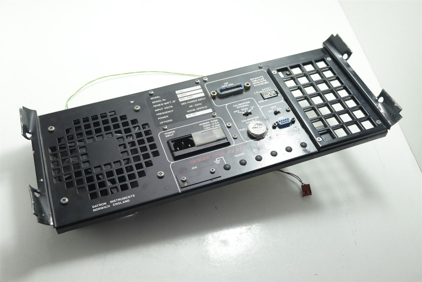 Datron Instruments 4200 Autocal Back Panel