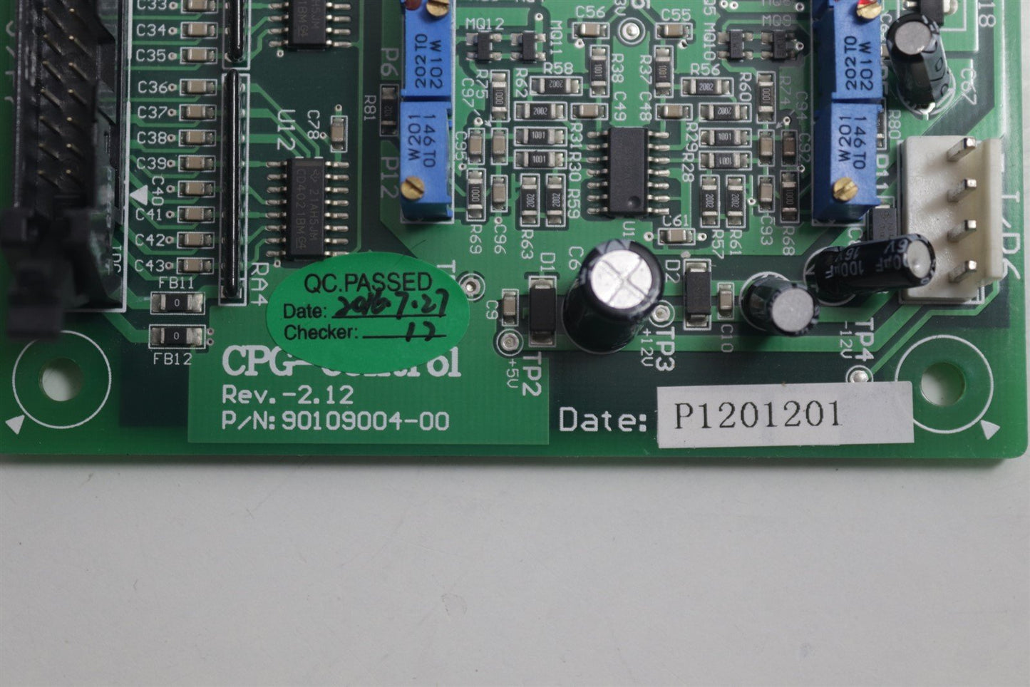 Kodak CPG-Control Board Hq-Imagine 90109004-00 SP603-02952