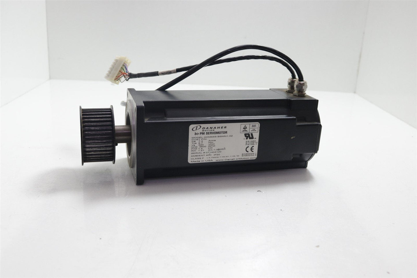 Danaher Motion AKM44s-BSMN1-02 1.4 kW ServoMotor Assy