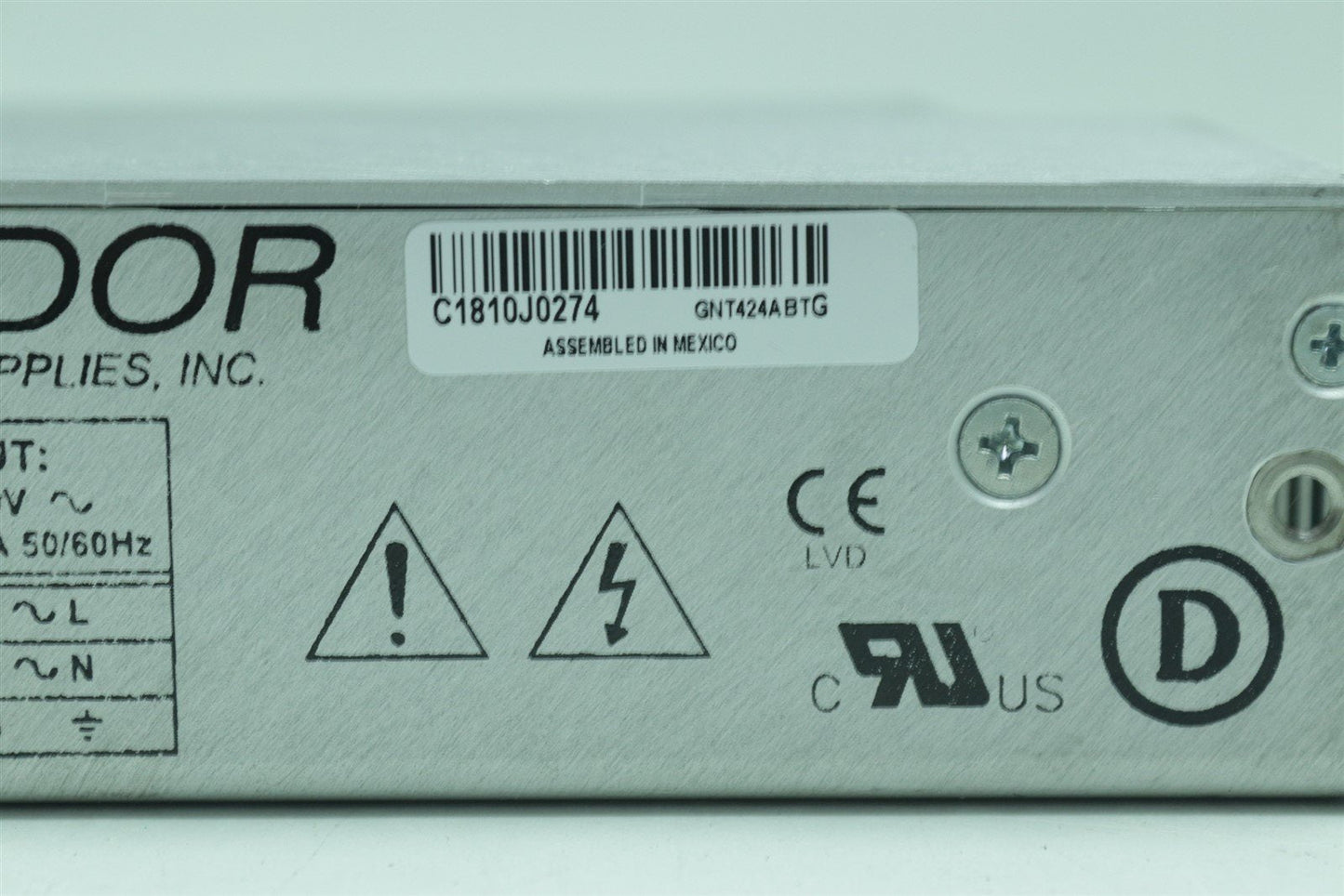 Waters Acquity Condor Power Supplies Sample Manager FTN GNT424ABTG