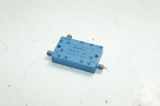 Anaren Inc Under Coupler Directional 2.6-5.2GHz 1A0610-20