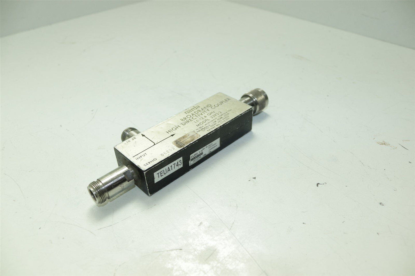 Narda 3293-2 Microline Broadband High Directivity Coupler 1.0 - 12.4 GHz