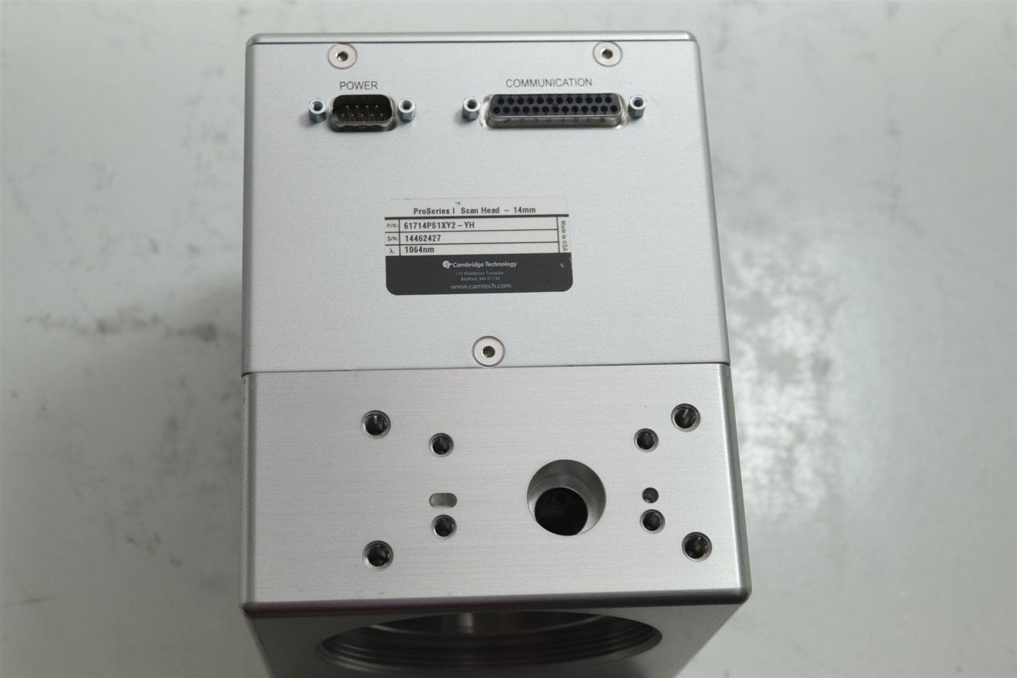 Cambridge Technology ProSeries I Scan Head - 14mm 61714PS1XY2-YH