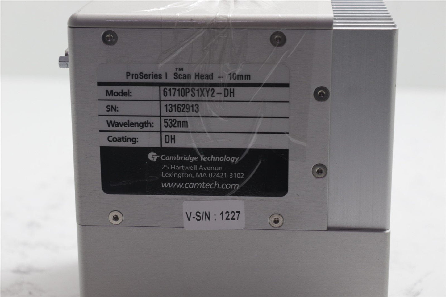 Cambridge Technology ProSeries I Scan Head - 10mm 61710PS1XY2-DH