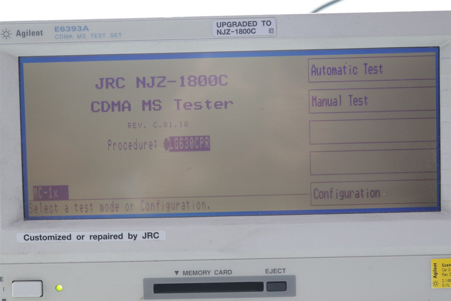 Agilent E6393A CDMA MS Test Set / Mobile Test Station