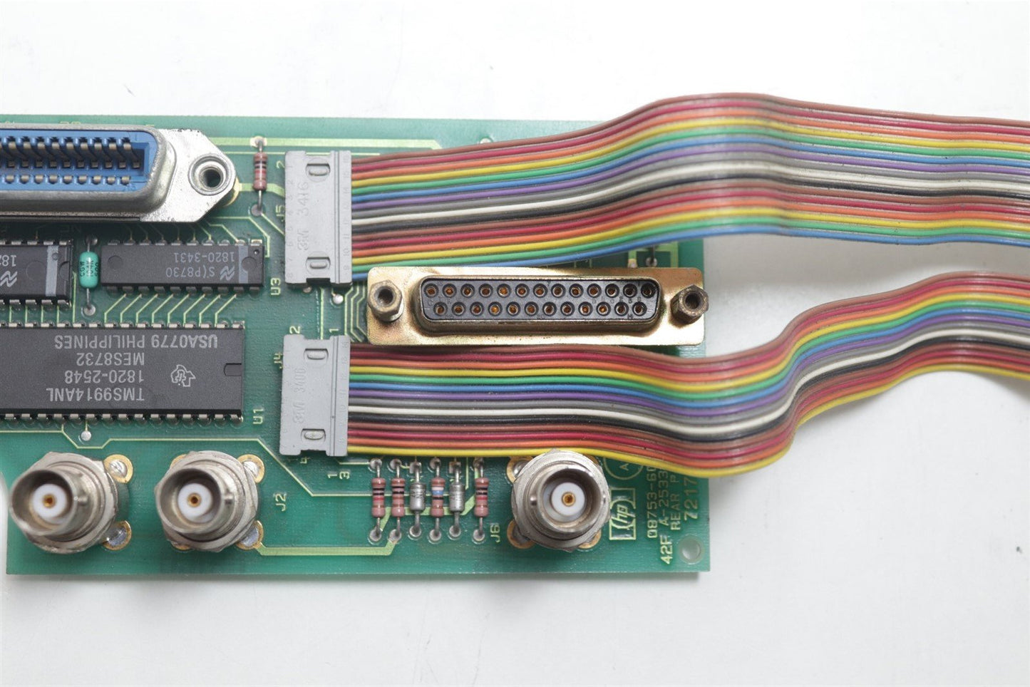 HP 8753A Network Analyzer 300KHz-3GHz 08753-60016 Rear Panel Board