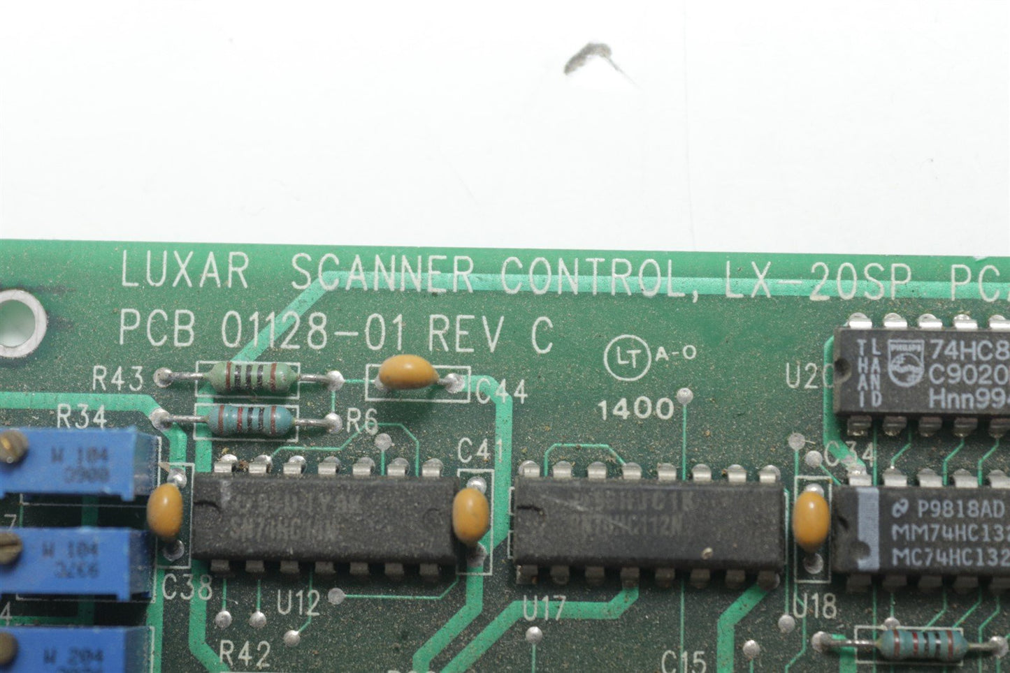Luxar Board PCB 10508 REV F PCA 10509