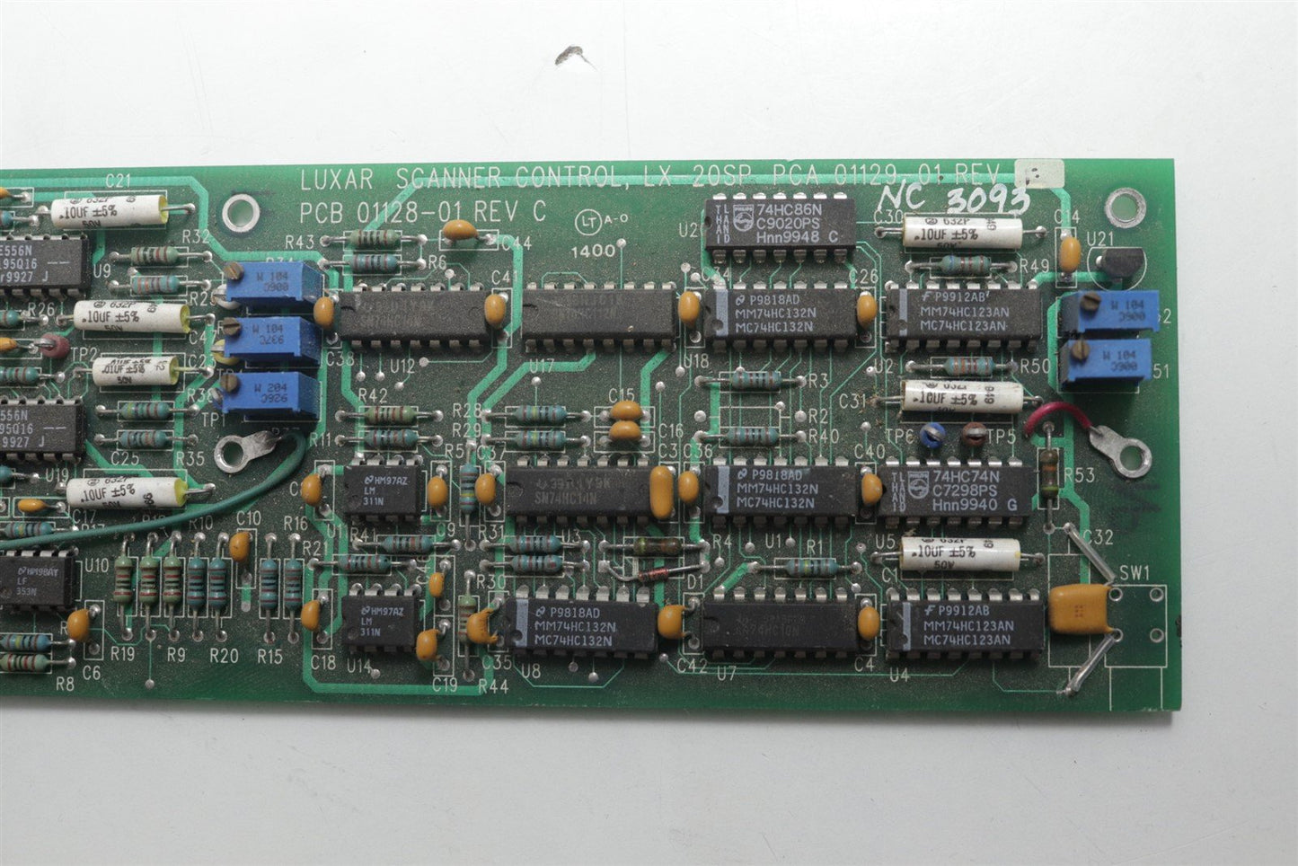 Luxar Board PCB 10508 REV F PCA 10509