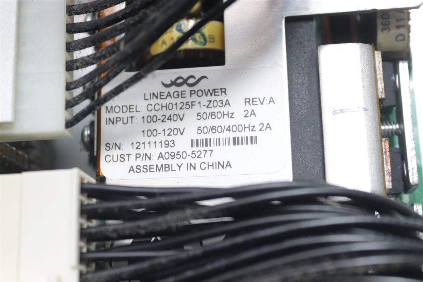 Agilent InfiniiVision Oscilloscope 100MHz DSO-X 2012A Power Supply Assy