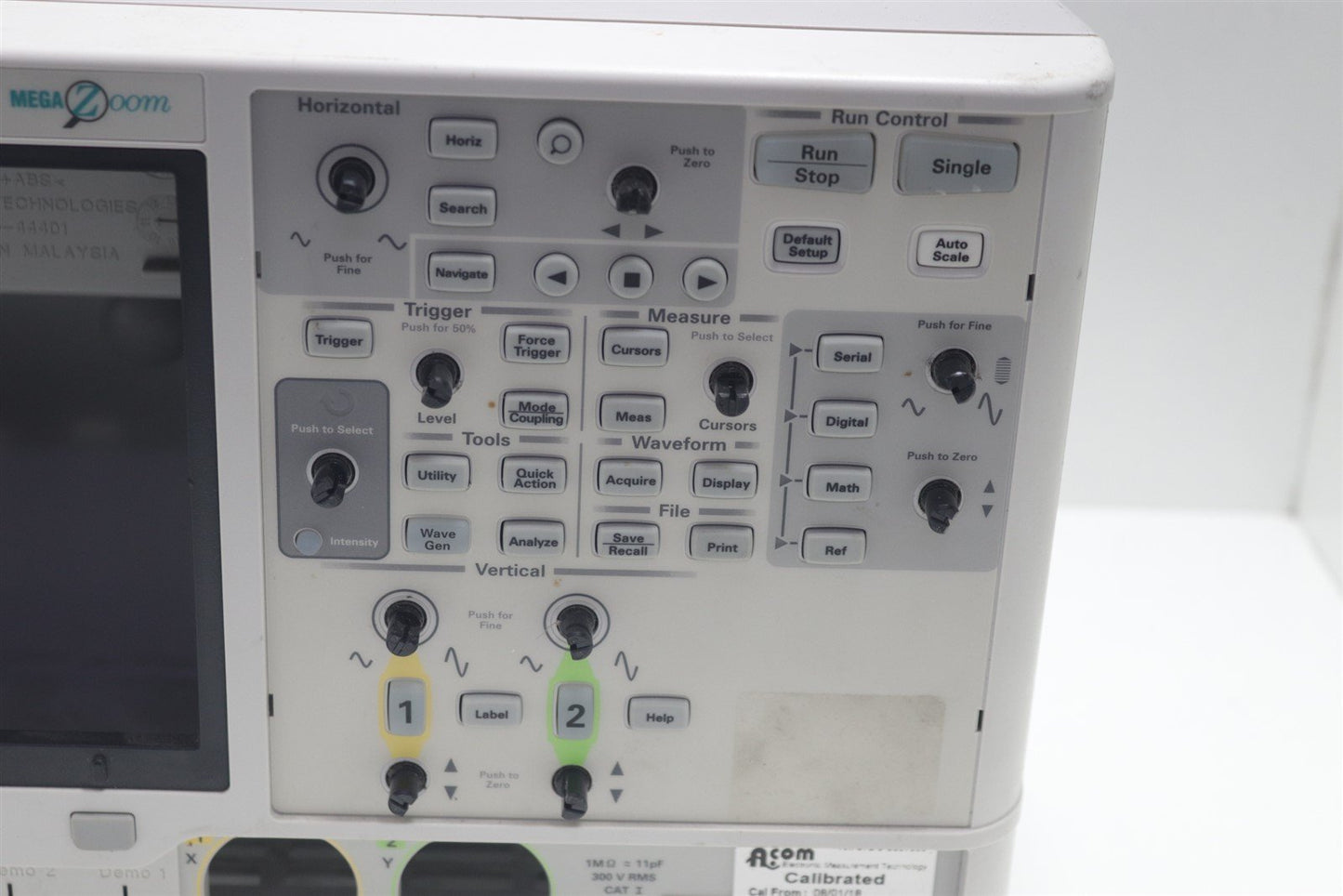 Agilent InfiniiVision Oscilloscope 100MHz DSO-X 2012A Plastic Shell Exterior