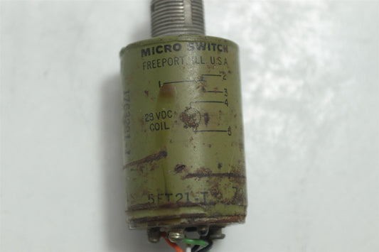 Tested Working Micro Switch Freeport 28VDC Coil 5ET21.T 7401