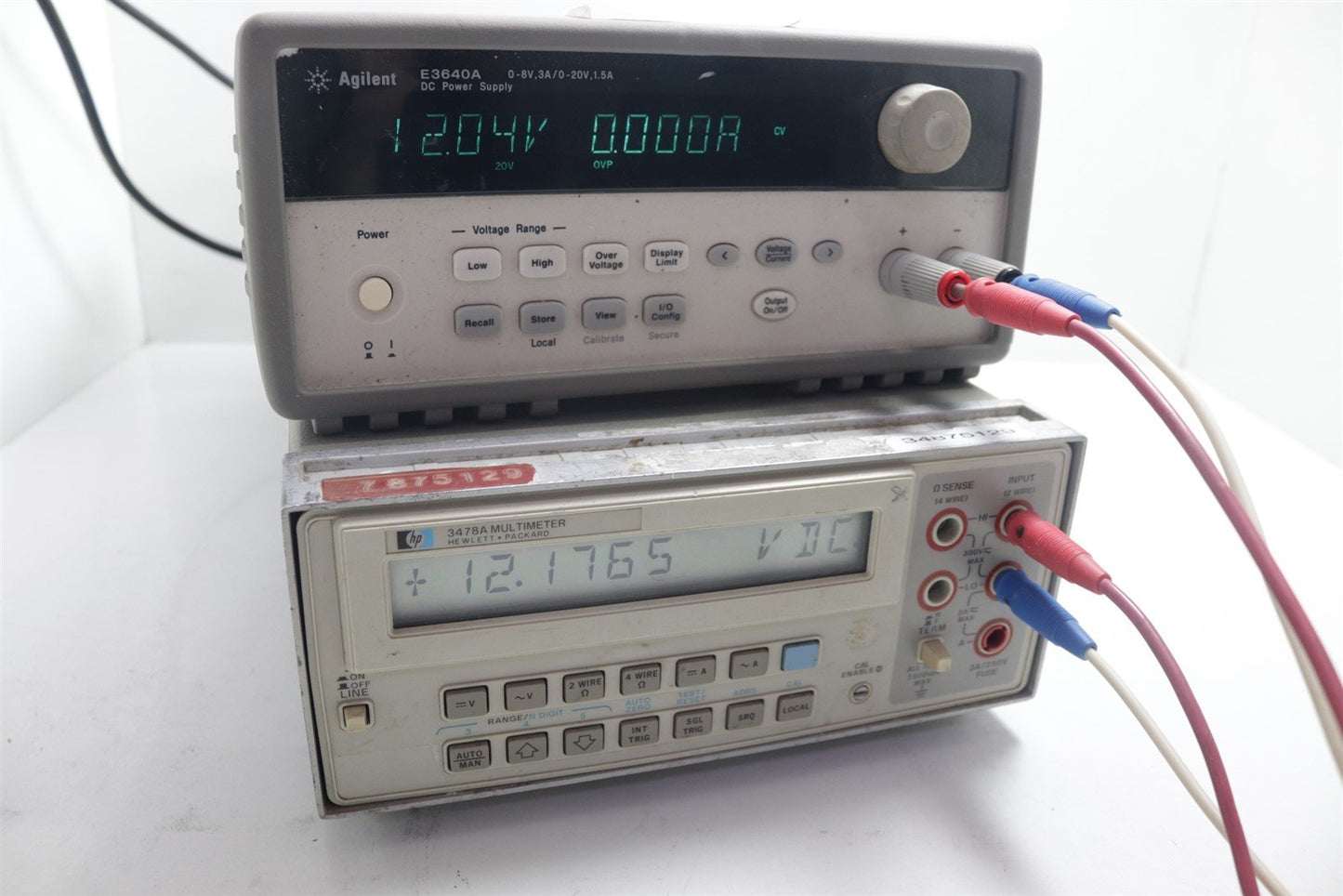 HP Agilent 3478A Digital Multimeter LCD Display DMM TESTED