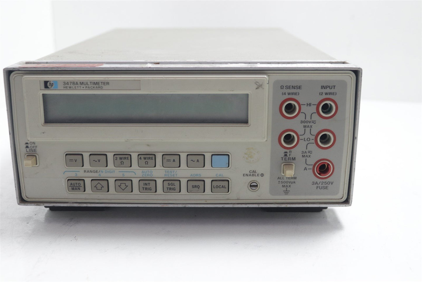 HP Agilent 3478A Digital Multimeter LCD Display DMM TESTED