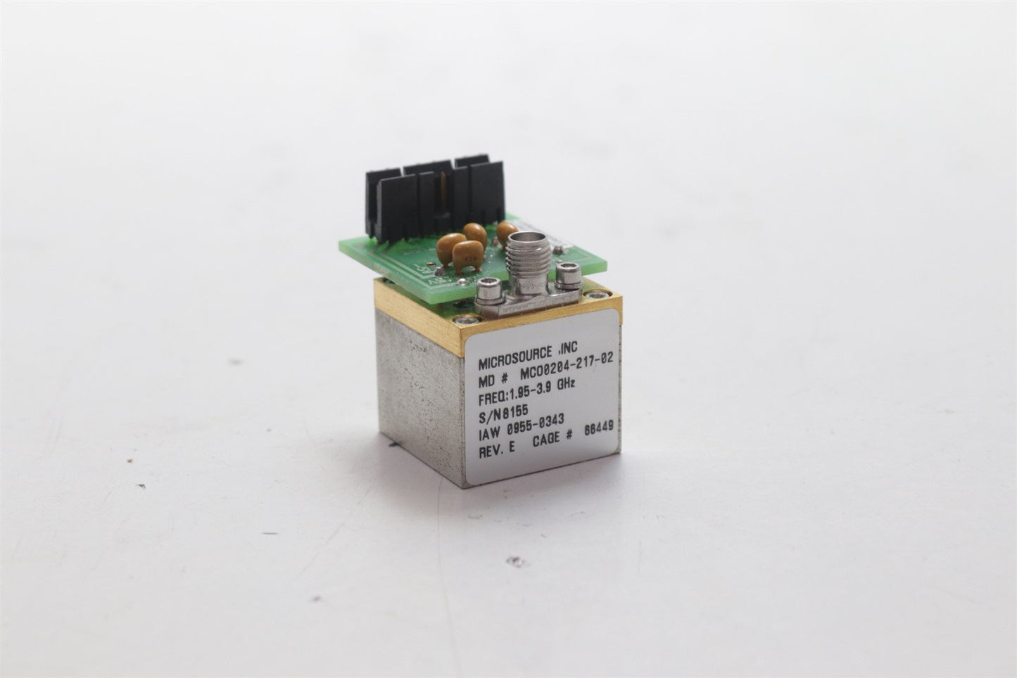 MicroSource .inc MCO0204-217-02 Oscillator 1.95-3.9GHz