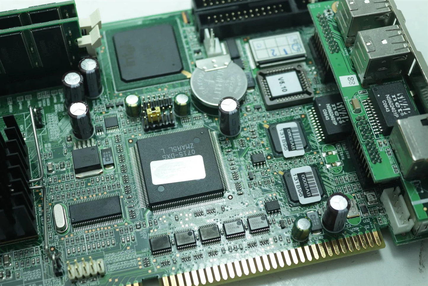 Advantech PCA-6186 REV B2 industrial main board 1Gb RAM 2.8GHz CPU