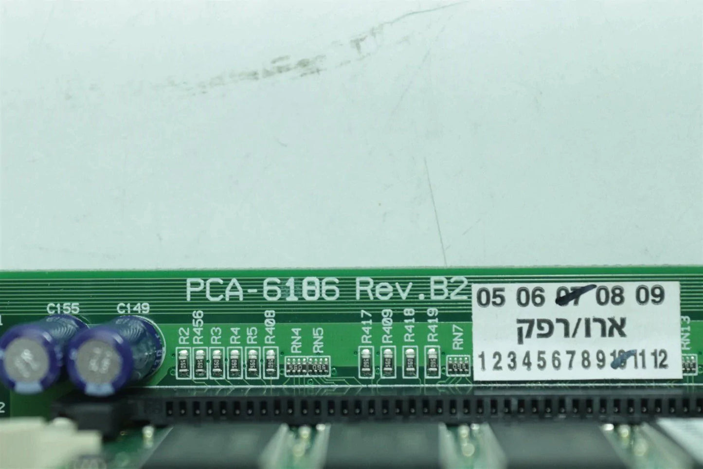 Advantech PCA-6186 REV B2 industrial main board 1Gb RAM 2.8GHz CPU