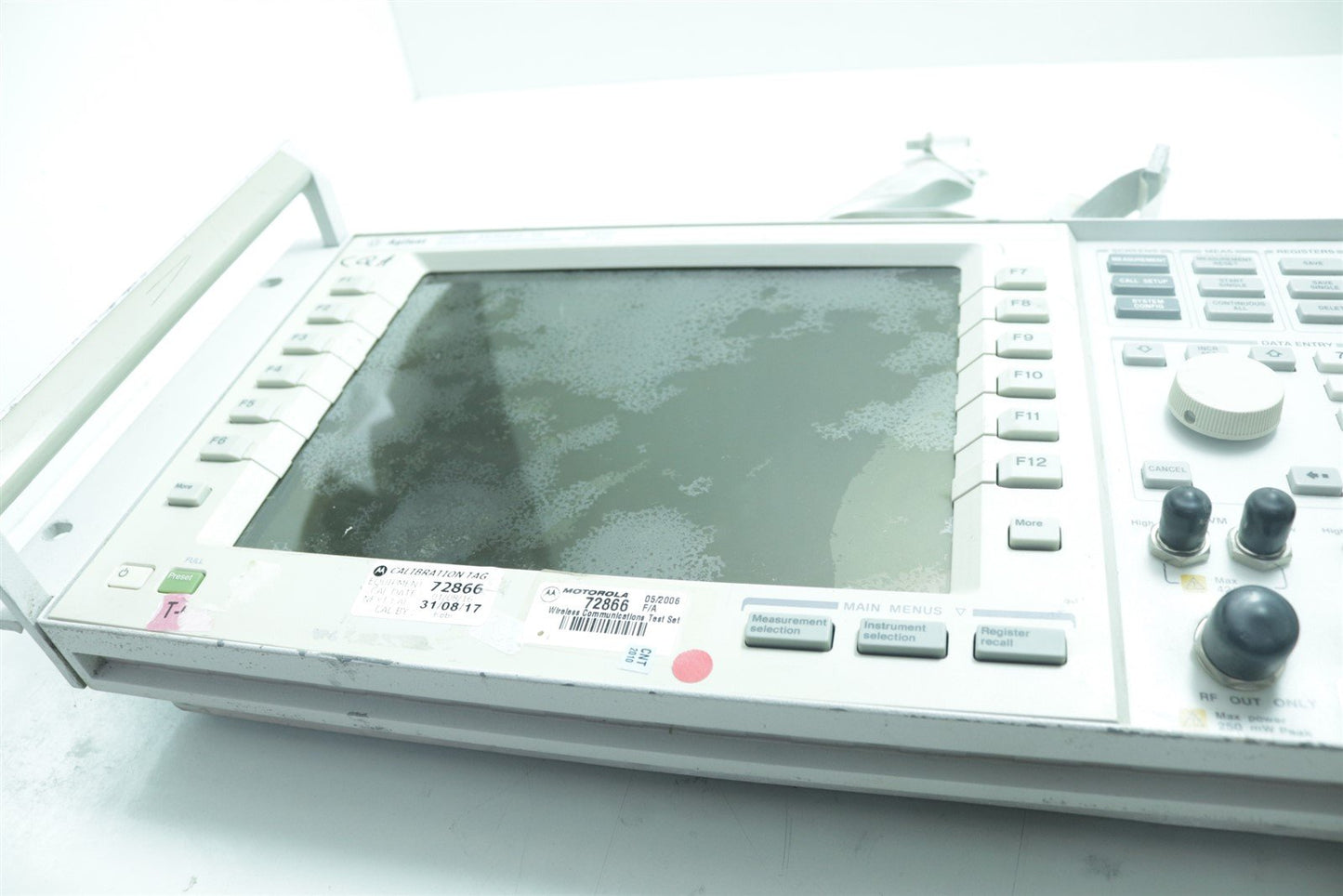 Agilent 8960 Series 10 Wireless Communications Test Set Front Panel Assy E5515C