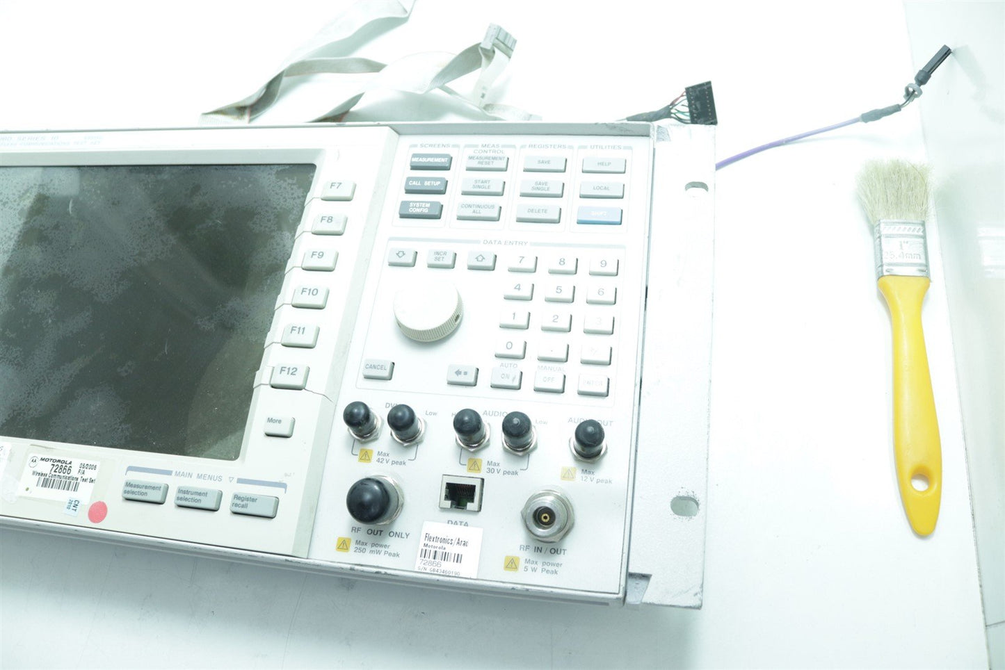 Agilent 8960 Series 10 Wireless Communications Test Set Front Panel Assy E5515C