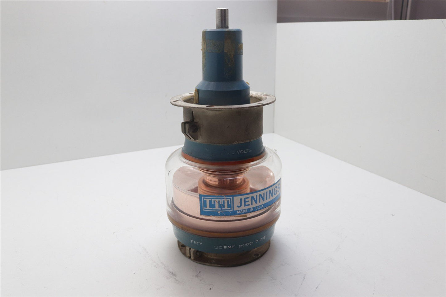 ITT Jennings Variable Vacuum Capacitor UCSXF-2000-7.5S Cracked Glass For Parts