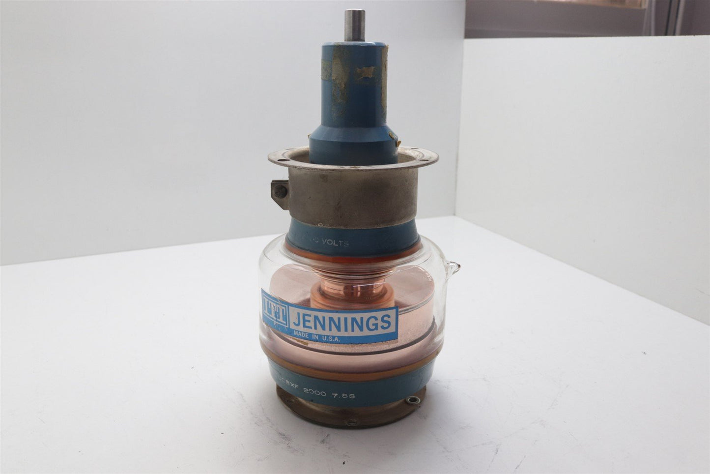 ITT Jennings Variable Vacuum Capacitor UCSXF-2000-7.5S Cracked Glass For Parts