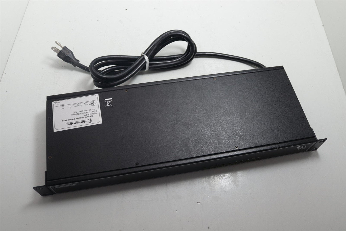 DataProbe Remote Control Panel Strip CP-815 110-120VAC 12A 8 Socket