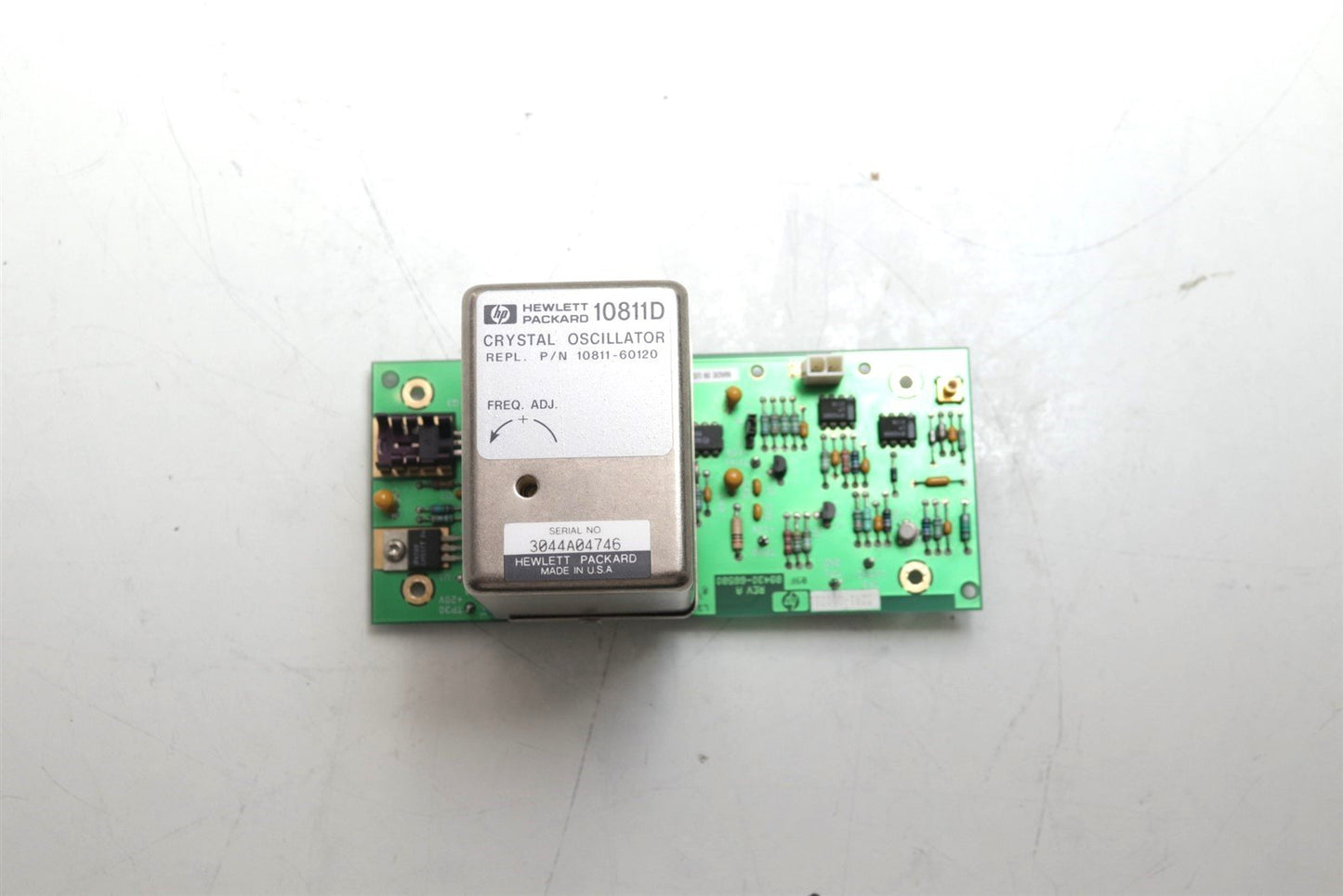 HP 10811D Crystal Oscillator 10811-60120 10.000000 MHz With 89430-66580 Board