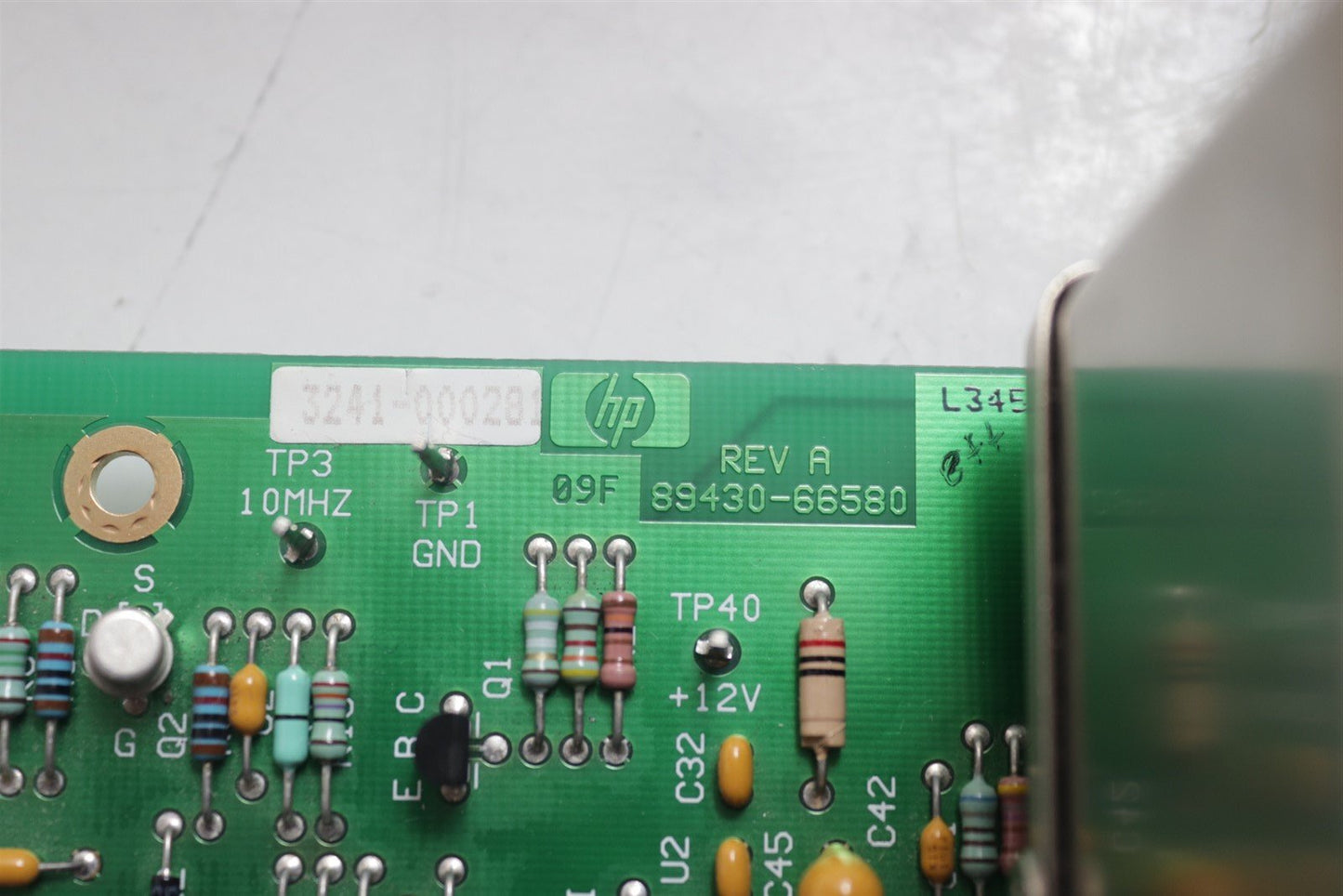 HP 10811D Crystal Oscillator 10811-60120 10.000000 MHz With 89430-66580 Board