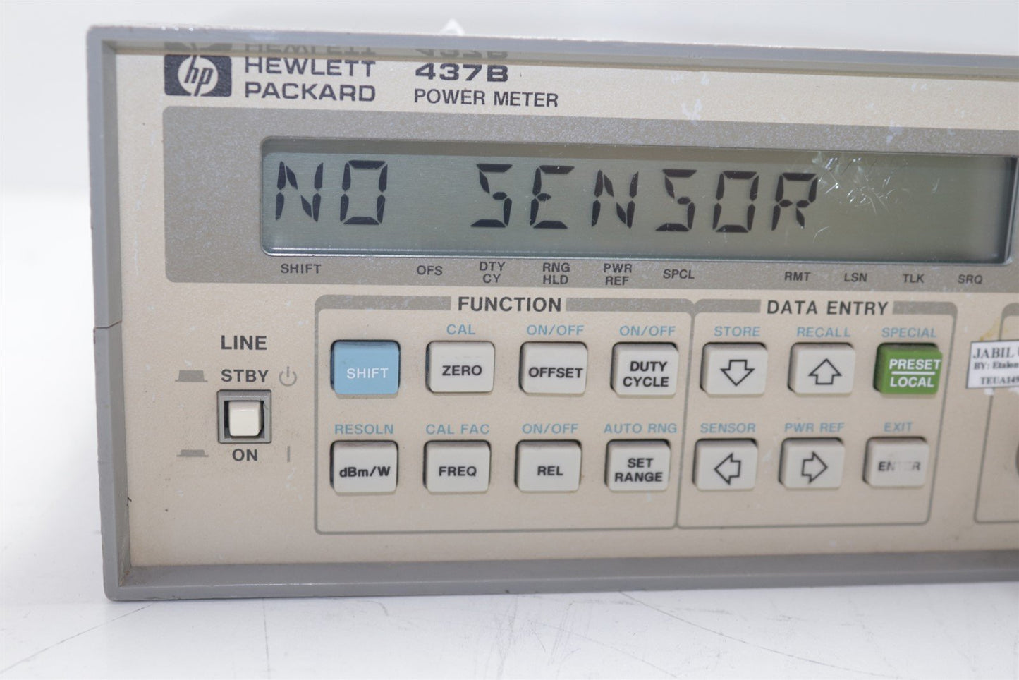 HP Keysight 437B RF Power Meter -70dBm to +44dBm 100kHz-110GHz Tested Calibrated