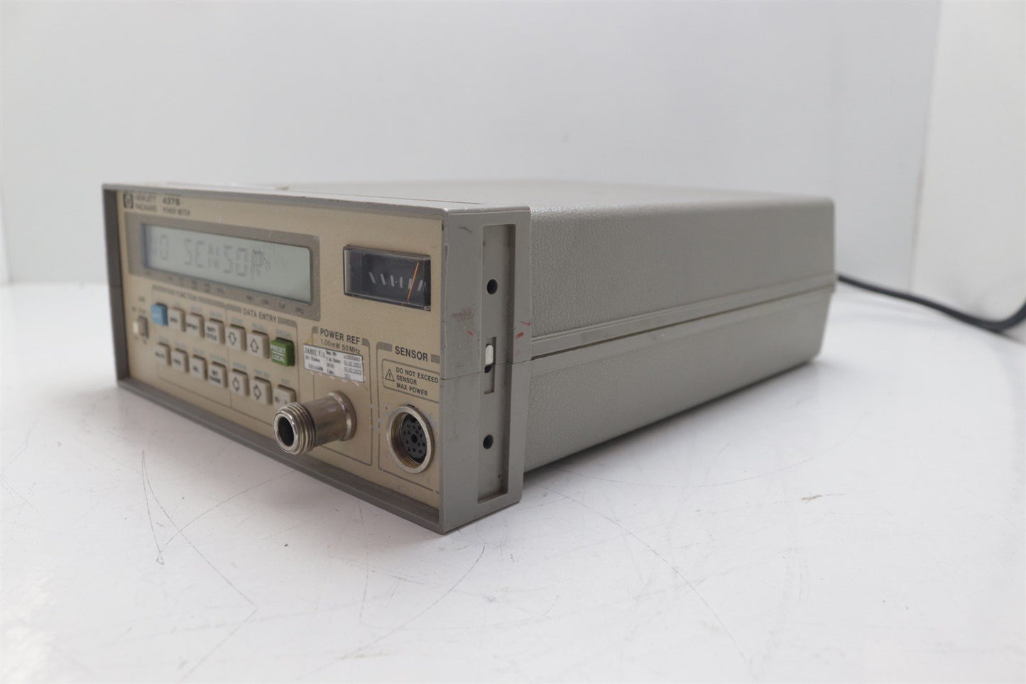 HP Keysight 437B RF Power Meter -70dBm to +44dBm 100kHz-110GHz Tested Calibrated