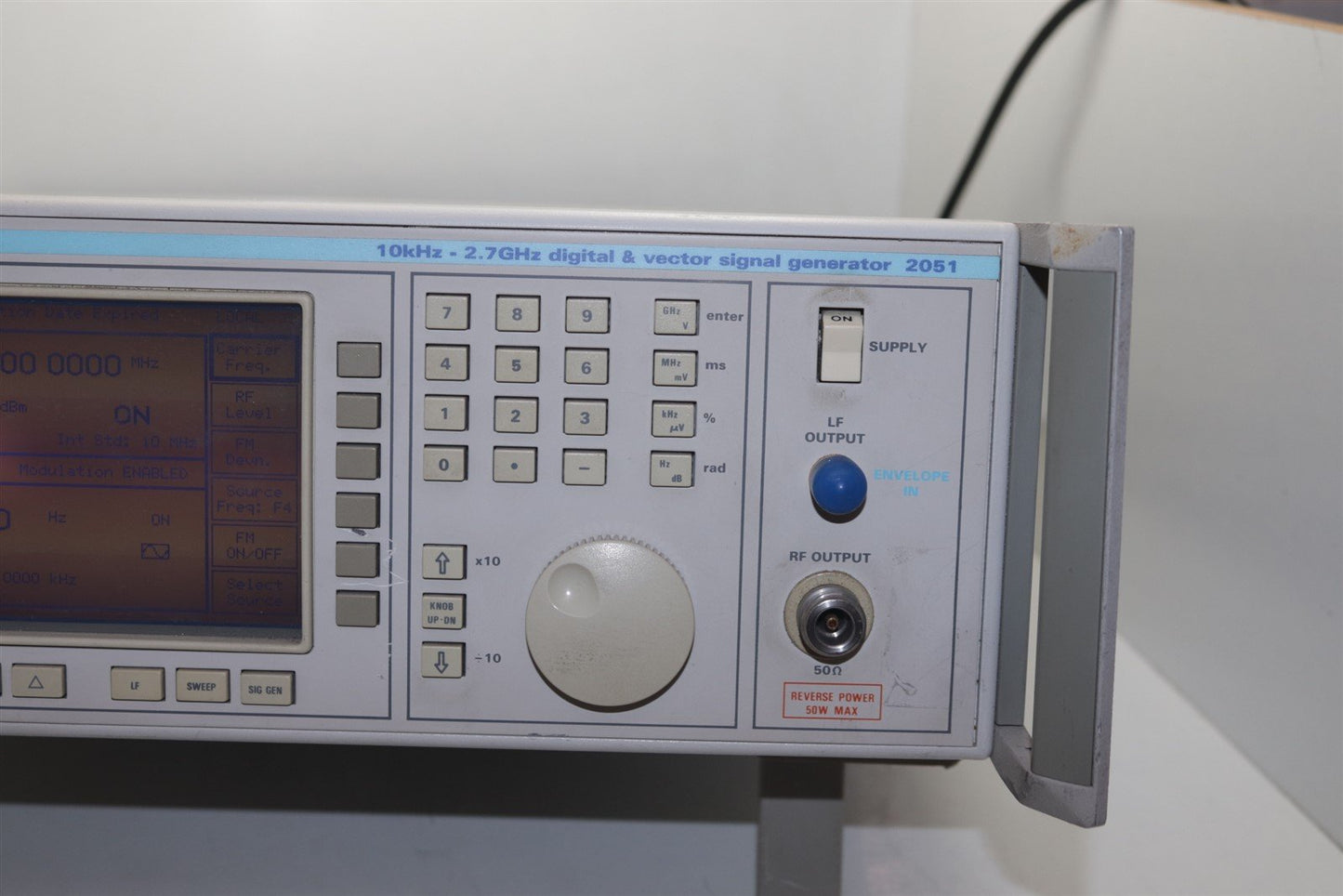 Marconi Instruments 2051 10kHz - 2.7GHz Signal Generator OPT 01 02 Testedd