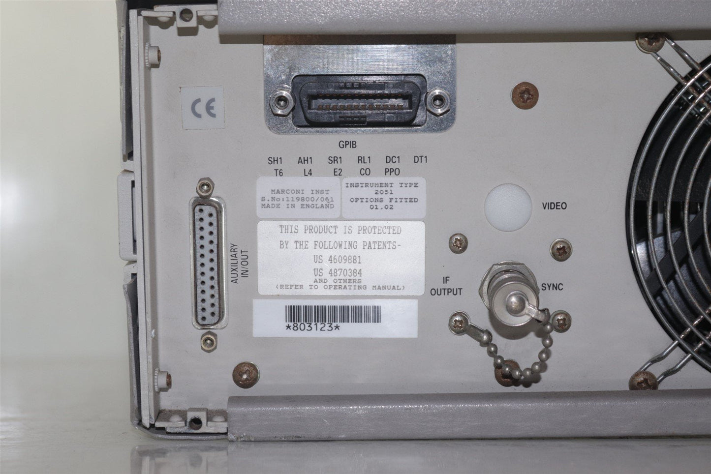 Marconi Instruments 2051 10kHz - 2.7GHz Signal Generator OPT 01 02 Testedd