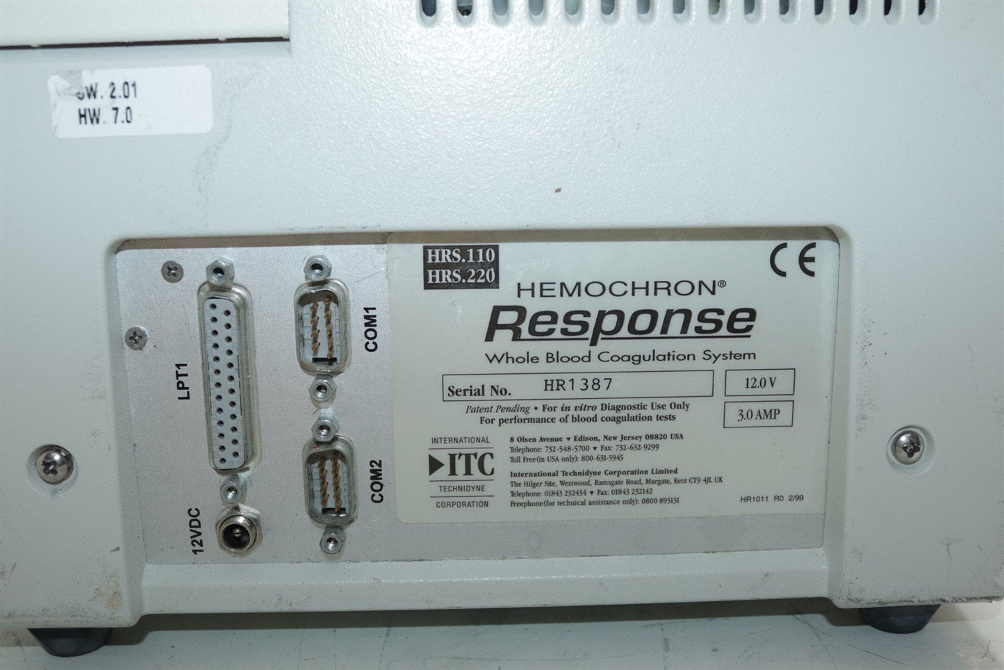 Werfen Accriva Diagnostics ITC Hemochron Response