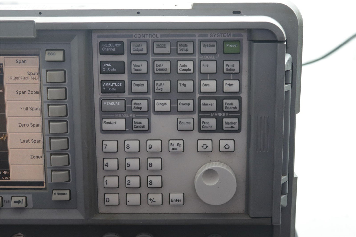 Agilent Keysight E4404B Spectrum Analyzer 9 kHz - 6.7GHz Tested