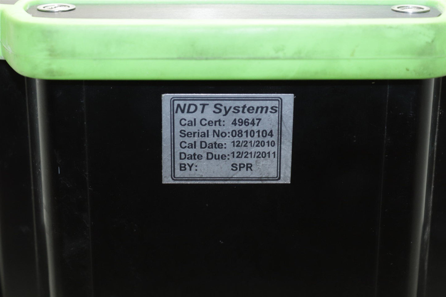 NDT Systems Raptor Advanced Imaging Flaw Detector