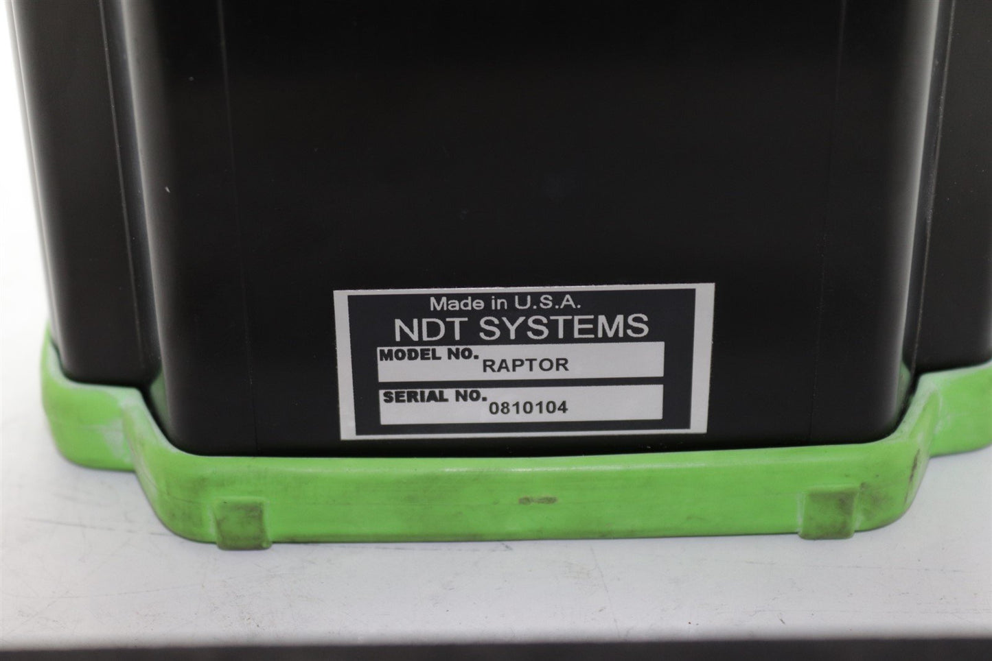 NDT Systems Raptor Advanced Imaging Flaw Detector