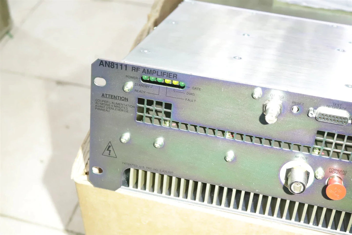 Analogic AN8111 MRI RF Power Amplifier 5kW 6.5-43MHz 161B0027-01 NEW