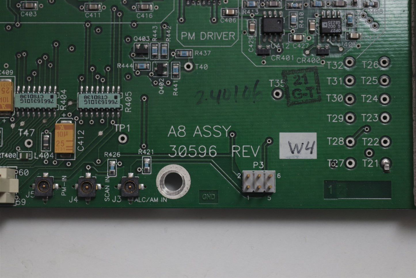 Gigatronics 12000A Microwave Synthesizer A8 Assy 30596 REV W4