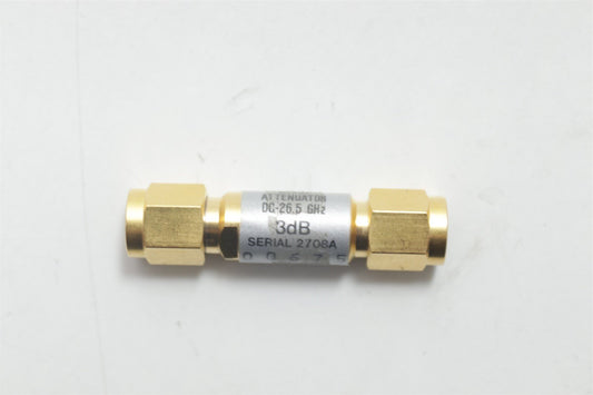 HP Agilent RF Attenuator 26.5GHz 3dB 3.5mm Connectors 8493Z