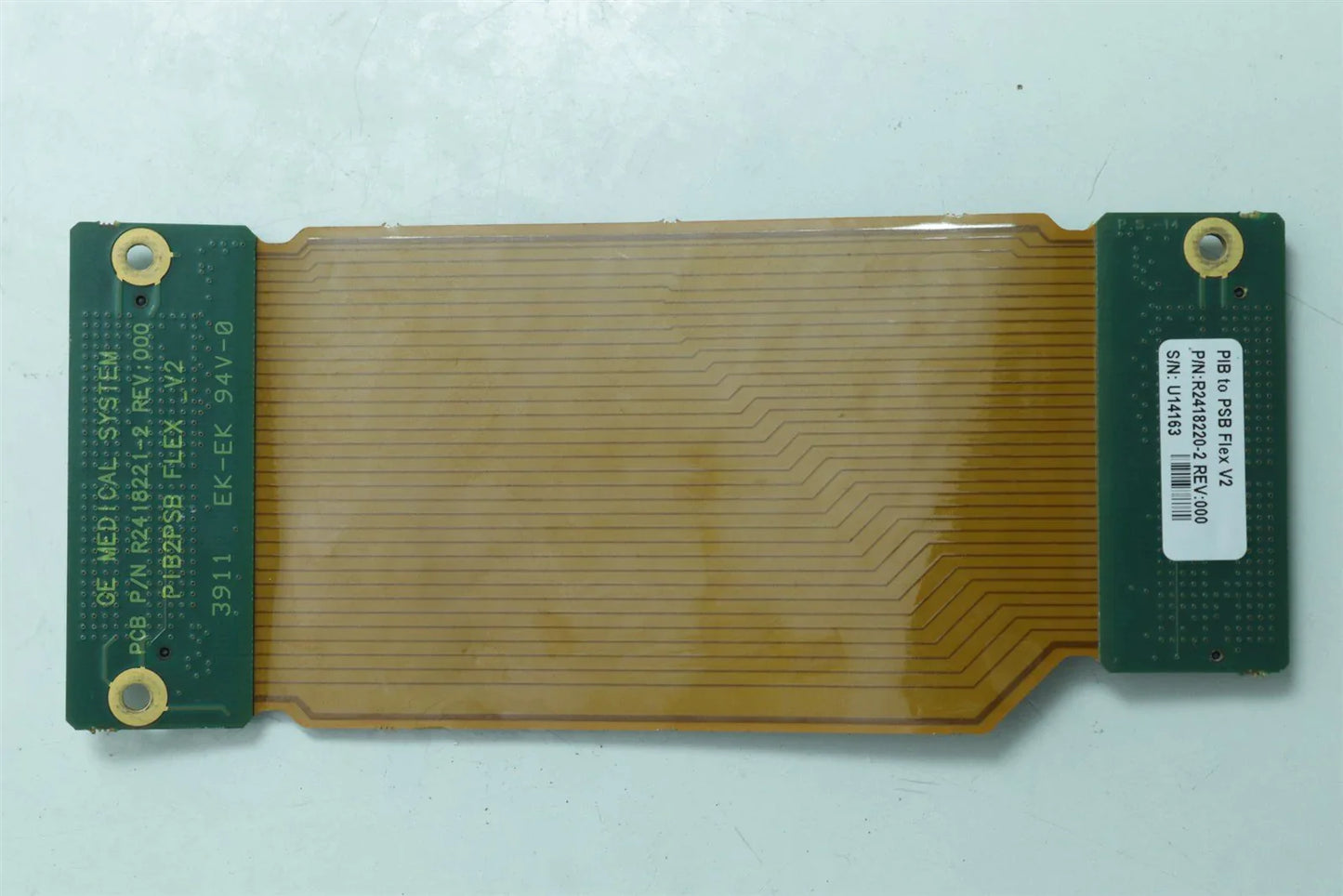 GE HealthCare PCB 2418221-2 REV:000 PIB2PCB FLEX _V2