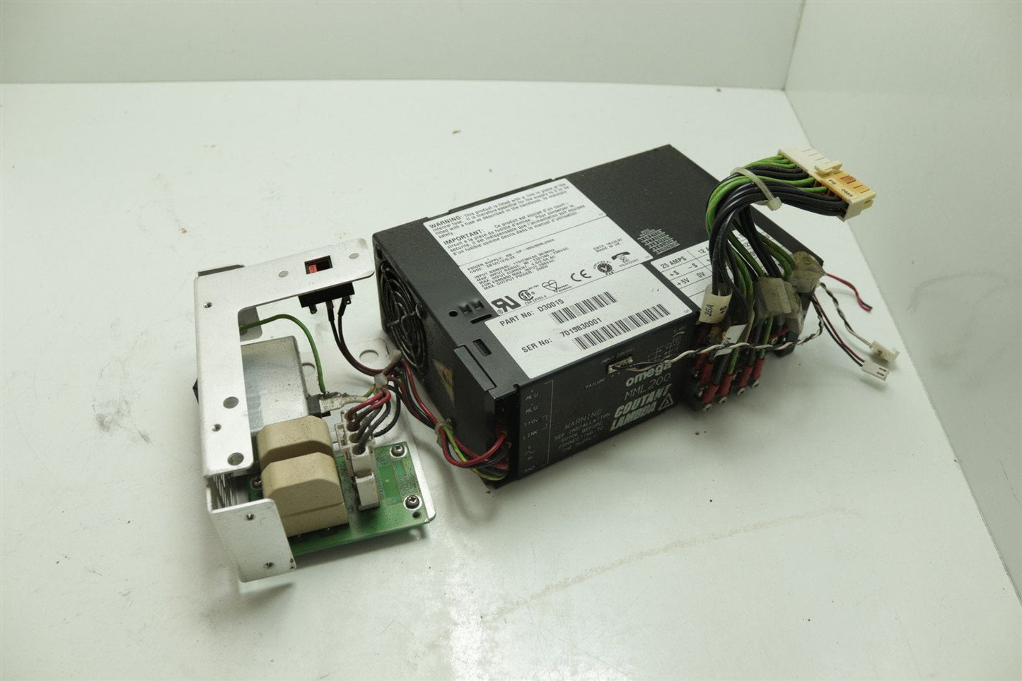 HP Agilent 37717C Communications Analyzer Lambda MML200 Power Supply D30015