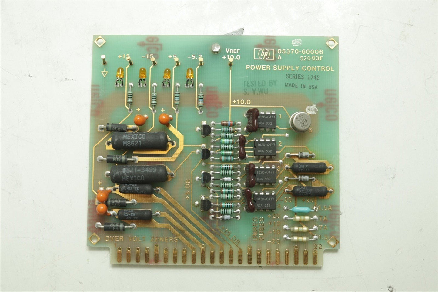 HP Agilent 5370B Precision TimeInterval Counter 05370-60006 Power Supply Control